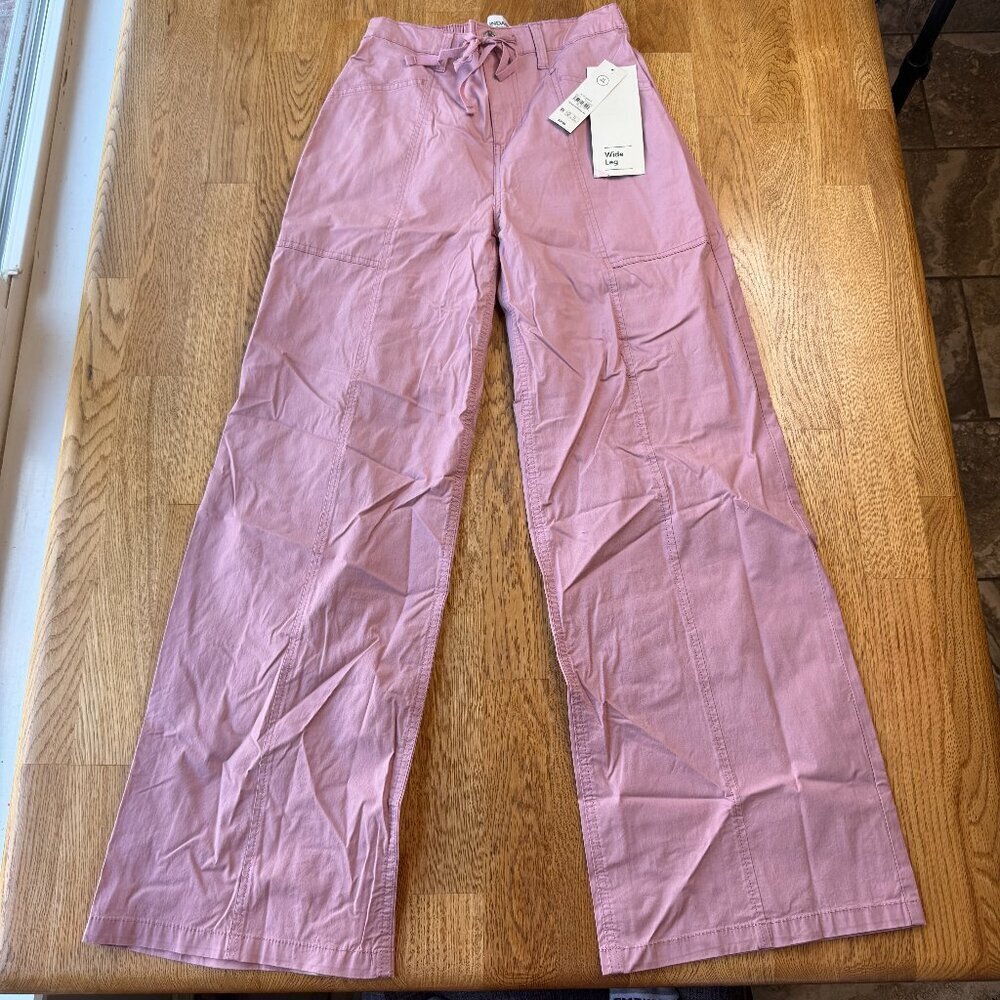 No Boundaries Dusty Pink Wide Leg Pants Size XS NWT
